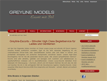 Tablet Screenshot of greyline-escorts.de